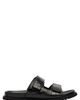 MARC NOLAN MARC NOLAN Monaco Croc Embossed Leather Slide Sandal - 3