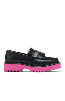 MARC NOLAN MARC NOLAN Ms. Journey Leather Lug Tassel Loafer
