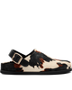 MARC NOLAN MARC NOLAN Ms. Solana Cow Print Backstrap Clogs - 1