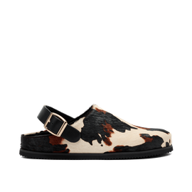 MARC NOLAN MARC NOLAN Ms. Solana Cow Print Backstrap Clogs