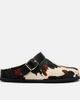 MARC NOLAN MARC NOLAN Ms. Solana Cow Print Backstrap Clogs - 2