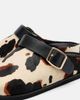 MARC NOLAN MARC NOLAN Ms. Solana Cow Print Backstrap Clogs - 4