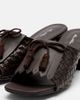 MARC NOLAN MARC NOLAN Sienna Calf Leather Tassel Block Heel Mules - 3