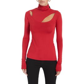 Marcella Marcella Dahlia Jersey Turtleneck Top