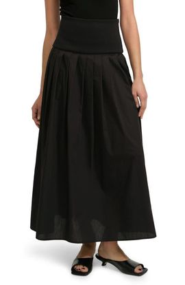 Marcella Marcella Kenmare Pleated Maxi Skirt
