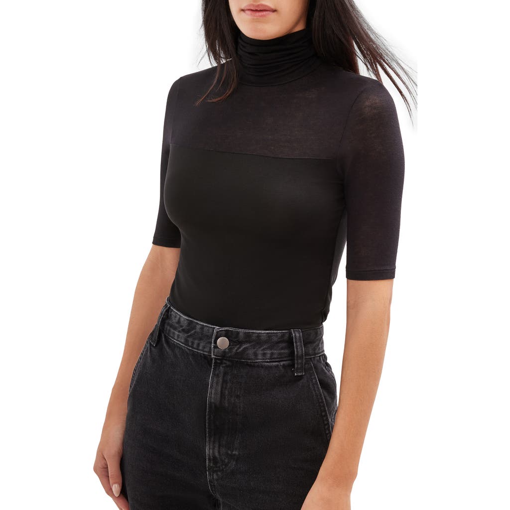 Marcella Marcella Niko Jersey Turtleneck Top