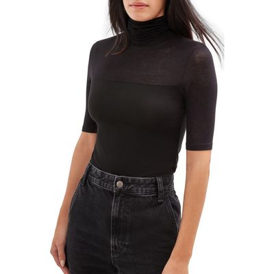 Marcella Marcella Niko Jersey Turtleneck Top