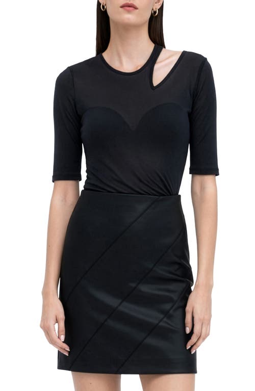 Marcella Marcella Taia Asymmetric Cutout Top