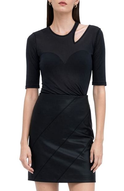 Marcella Marcella Taia Asymmetric Cutout Top