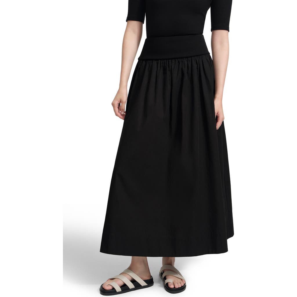 Marcella Marcella Throop Cotton Poplin Maxi Skirt