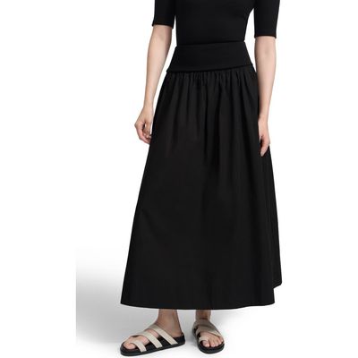 Marcella Marcella Throop Cotton Poplin Maxi Skirt