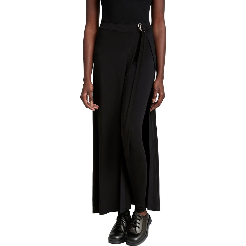 Marcella Marcella Waverly Tie Belt Jersey Skirted Pants