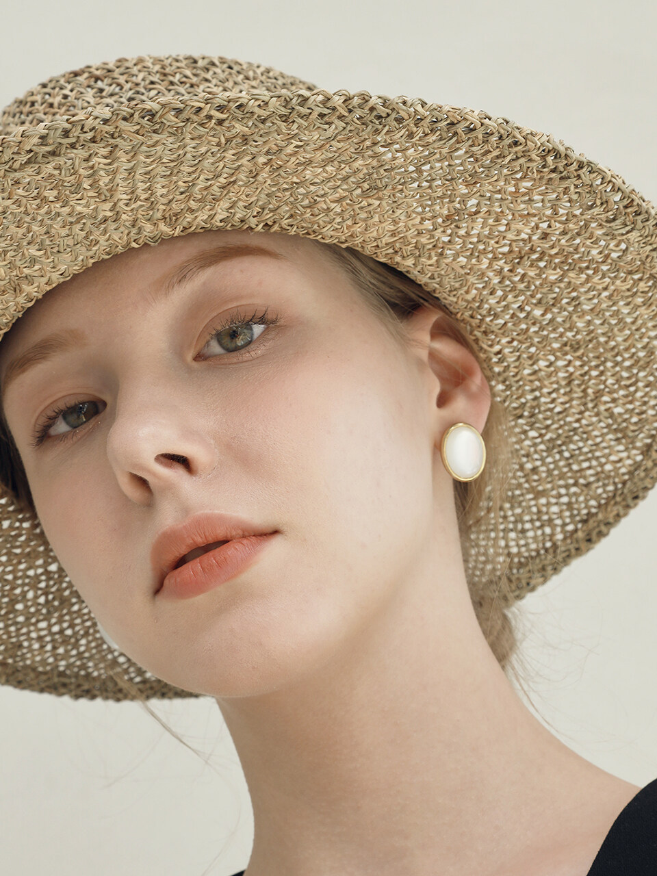 Marchen Dio Panama Hat_Black