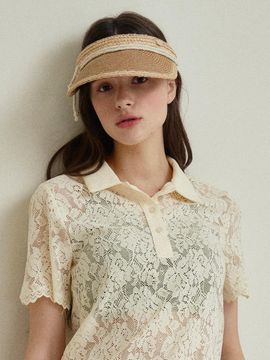 Marchen Joel Rope Sun Visor Hat [2color]