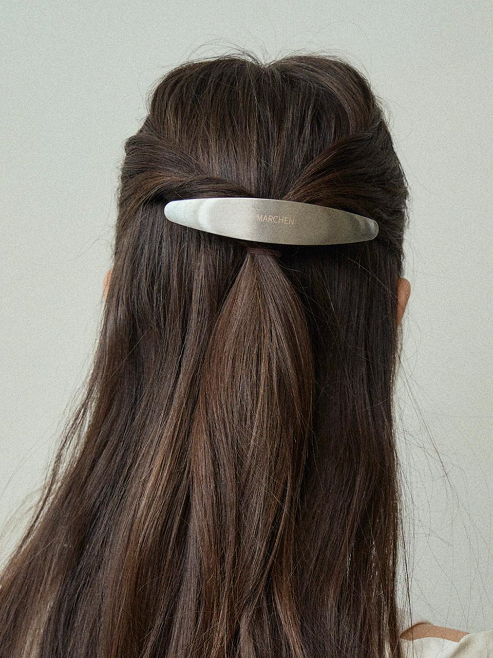 Marchen Metal Logo Hair Clip