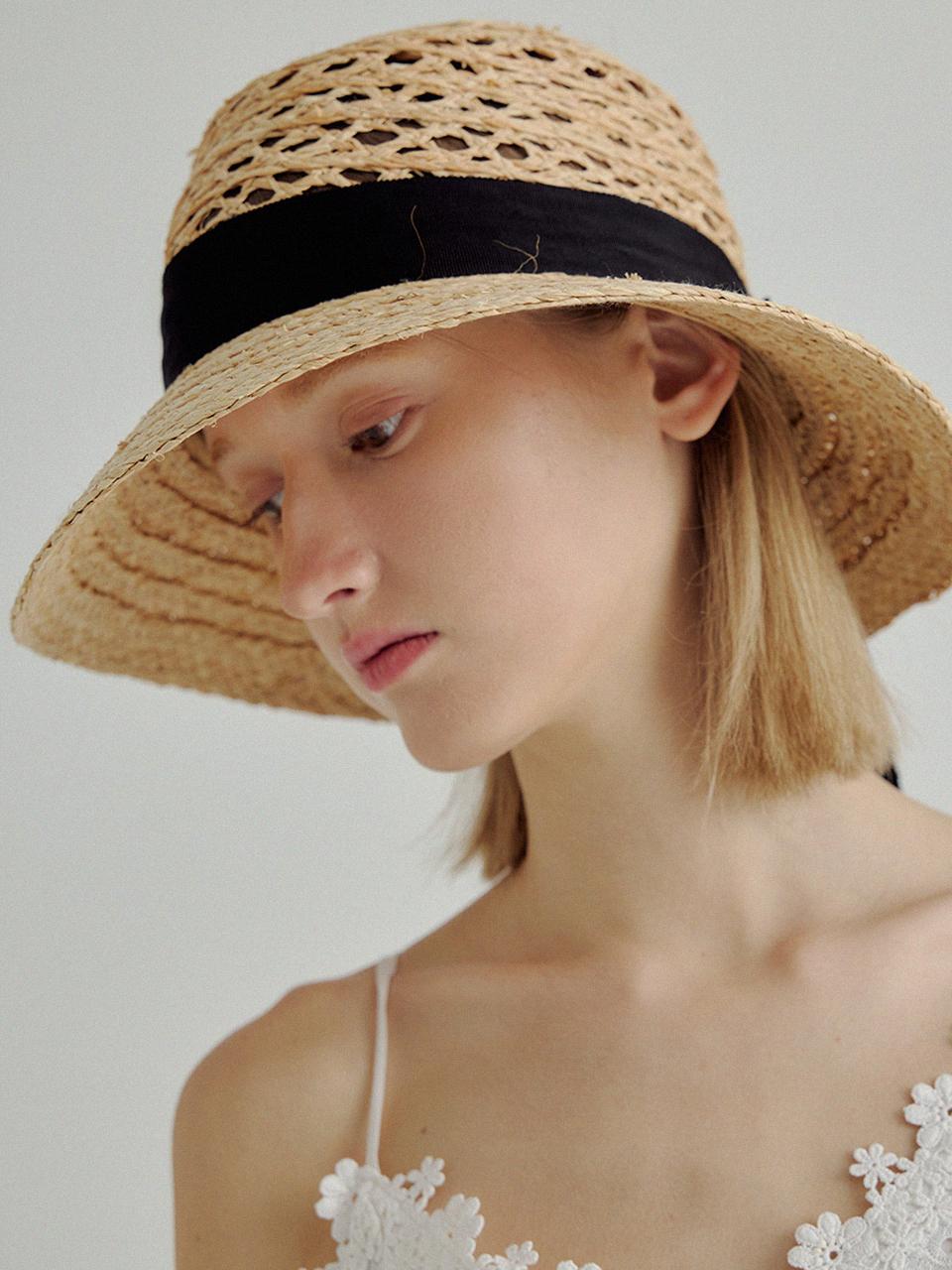 Marchen Raiden Raffia Floppy Hat