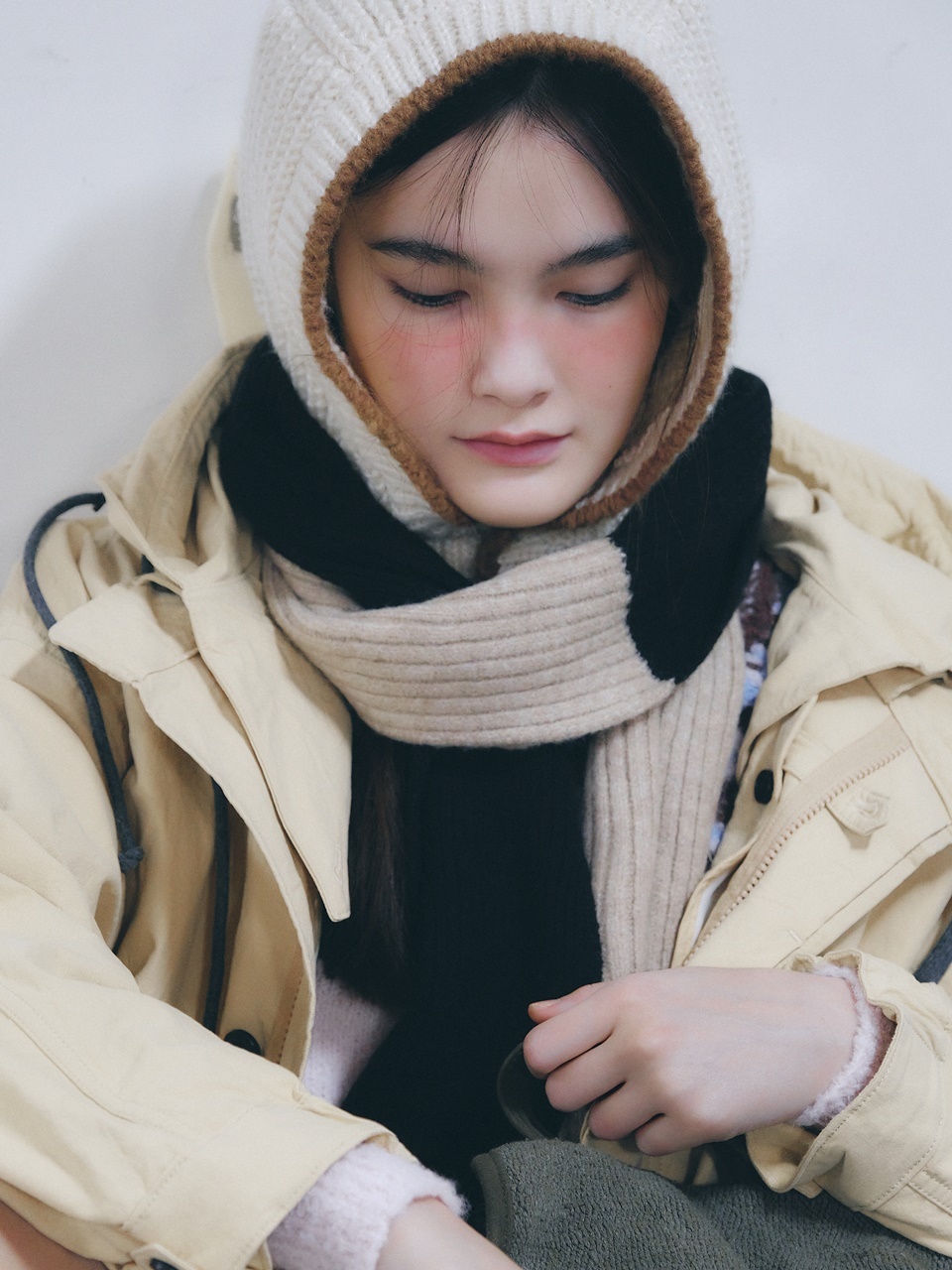 Marchen Soft Two Tone Scarf_4 Colors