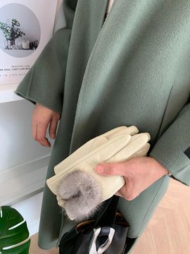 Marchen Women Real Leather Gloves
