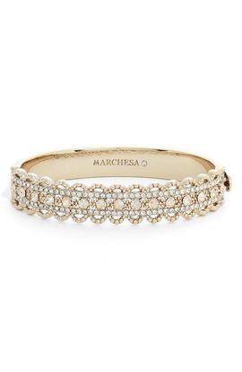 Marchesa Marchesa Crystal Filigree Bangle