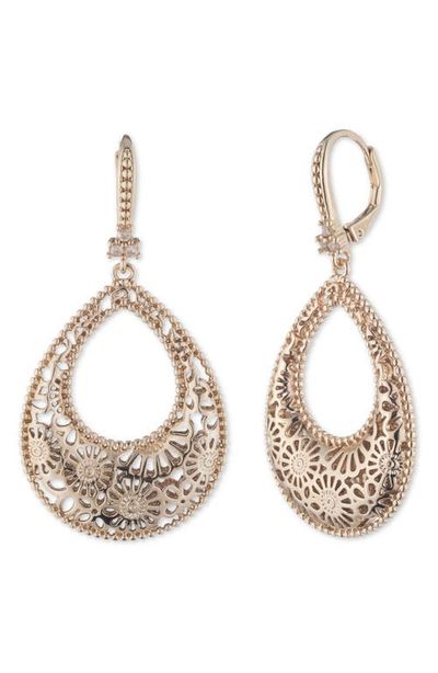 Marchesa Marchesa Domed Filigree Drop Earrings