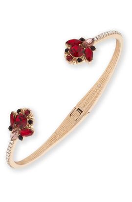 Marchesa Marchesa Magnificent Magnolia Floral Cuff Bracelet