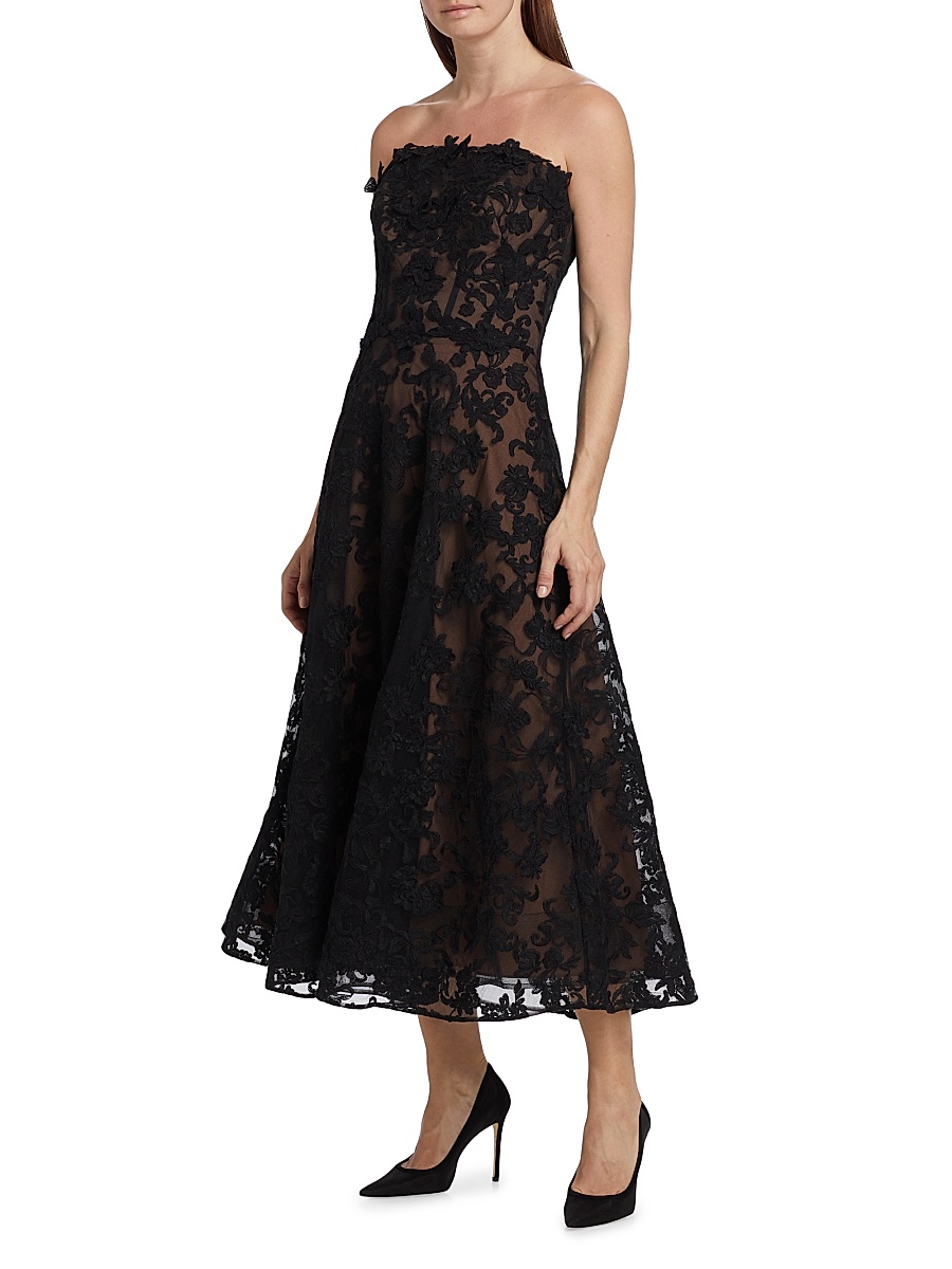 sachin and babi light blue dress Marchesa Notte