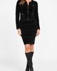 Marciano Marciano Adele Logo Jacquard Chenille Zip-Up Cardigan - 4