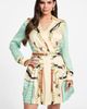 Marciano Marciano Amanda Print Pleated Long Sleeve Dress - 4