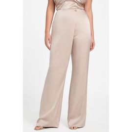 Marciano Marciano Aretha Overlap Wide Leg Satin Pants