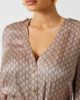 Marciano Marciano Britney Logo Print Long Sleeve Satin Shirtdress - 3