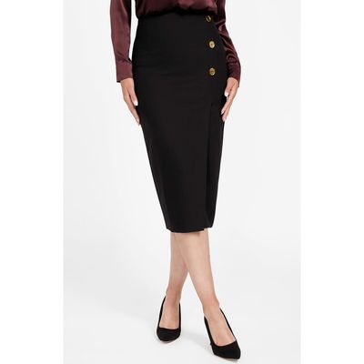 Marciano Marciano Dalia Button Detail Midi Skirt