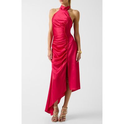 Marciano Marciano Evelina Sleeveless Halter Midi Dress