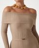 Marciano Marciano Giada Off the Shoulder Rib Body-Con Dress - 2