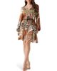 Marciano Marciano Gwenda Long Sleeve Mixed Print Dress - 1