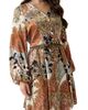 Marciano Marciano Gwenda Long Sleeve Mixed Print Dress - 3