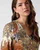 Marciano Marciano Gwenda Long Sleeve Mixed Print Dress - 4
