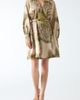 Marciano Marciano Khlifia Long Sleeve Belted Fit & Flare Minidress - 1
