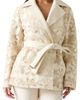 Marciano Marciano Ramona Lace Faux Leather Short Trench Coat - 1