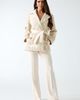 Marciano Marciano Ramona Lace Faux Leather Short Trench Coat - 4