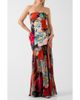 Marciano Marciano Roma Print Strapless Gown - 1