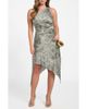 Marciano Marciano Treasure Paisley One-Shoulder Asymmetric Hem Dress - 1