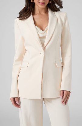 Marciano Marciano Viola Notched Lapel Blazer