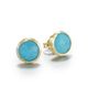 Marco Bicego Jaipur Resort Turquoise & 18K Yellow Gold Stud Earrings - 1
