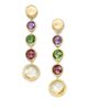 Marco Bicego Jaipur Semi-Precious Multi-Stone & 18K Yellow Gold Drop Earrings - 1