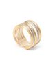 Marco Bicego Marco Bicego 18k Gold Multi-Band Diamond Stack Ring - 1