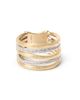 Marco Bicego Marco Bicego 18k Gold Multi-Band Diamond Stack Ring - 4