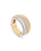 Marco Bicego Marco Bicego 18K Yellow & White Gold Masai Diamond Four Row Coil Ring - 1