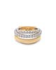 Marco Bicego Marco Bicego 18K Yellow & White Gold Masai Diamond Four Row Coil Ring - 3