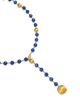 Marco Bicego Marco Bicego 18K Yellow Gold Africa Kyanite & Diamond Textured Bead Lariat Necklace, 18 - 4
