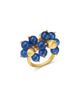 Marco Bicego Marco Bicego 18K Yellow Gold Africa Kyanite & Textured Bead Cluster Statement Ring - 1